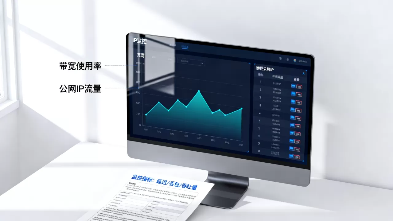IP监控软件如何监控带宽和弹性公网IP，监控指标有哪些？