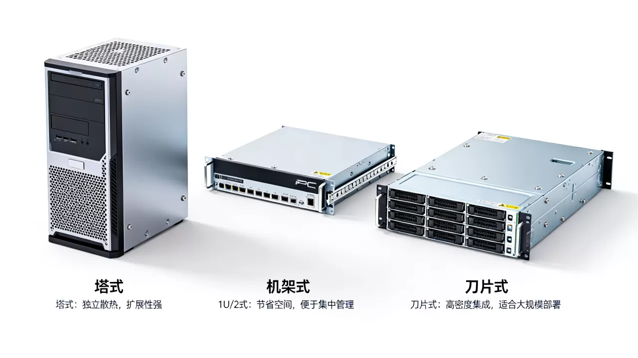 PC服务器的外形主要有哪些？，哪种外形最实用？
