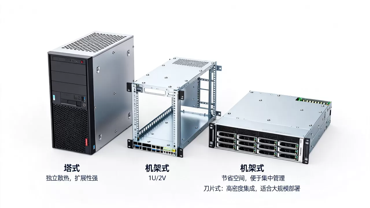 PC服务器的外形主要有哪些？，哪种外形最实用？