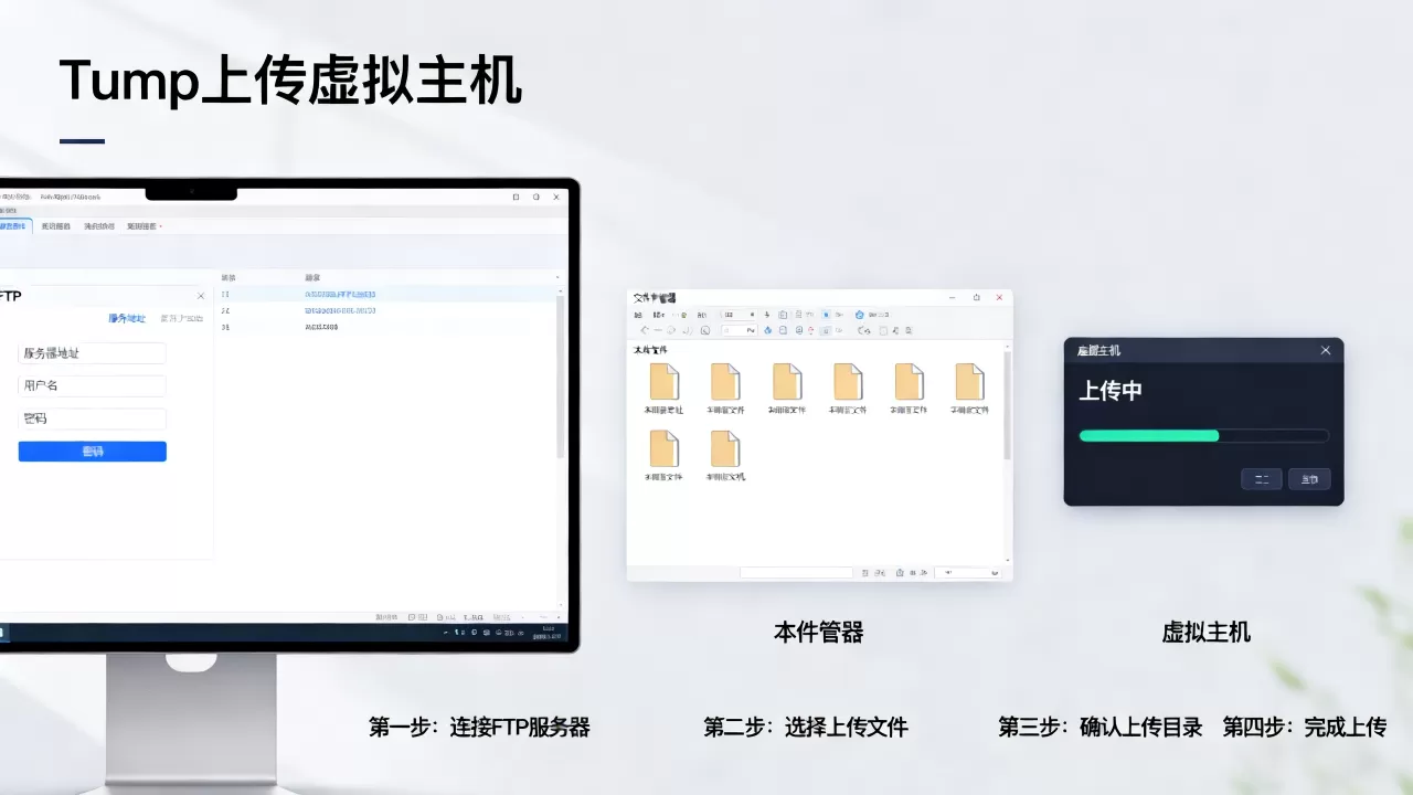 ftp上传到虚拟主机怎么操作,具体步骤是什么 ftp上传到虚拟主机怎么操作,具体步骤是什么