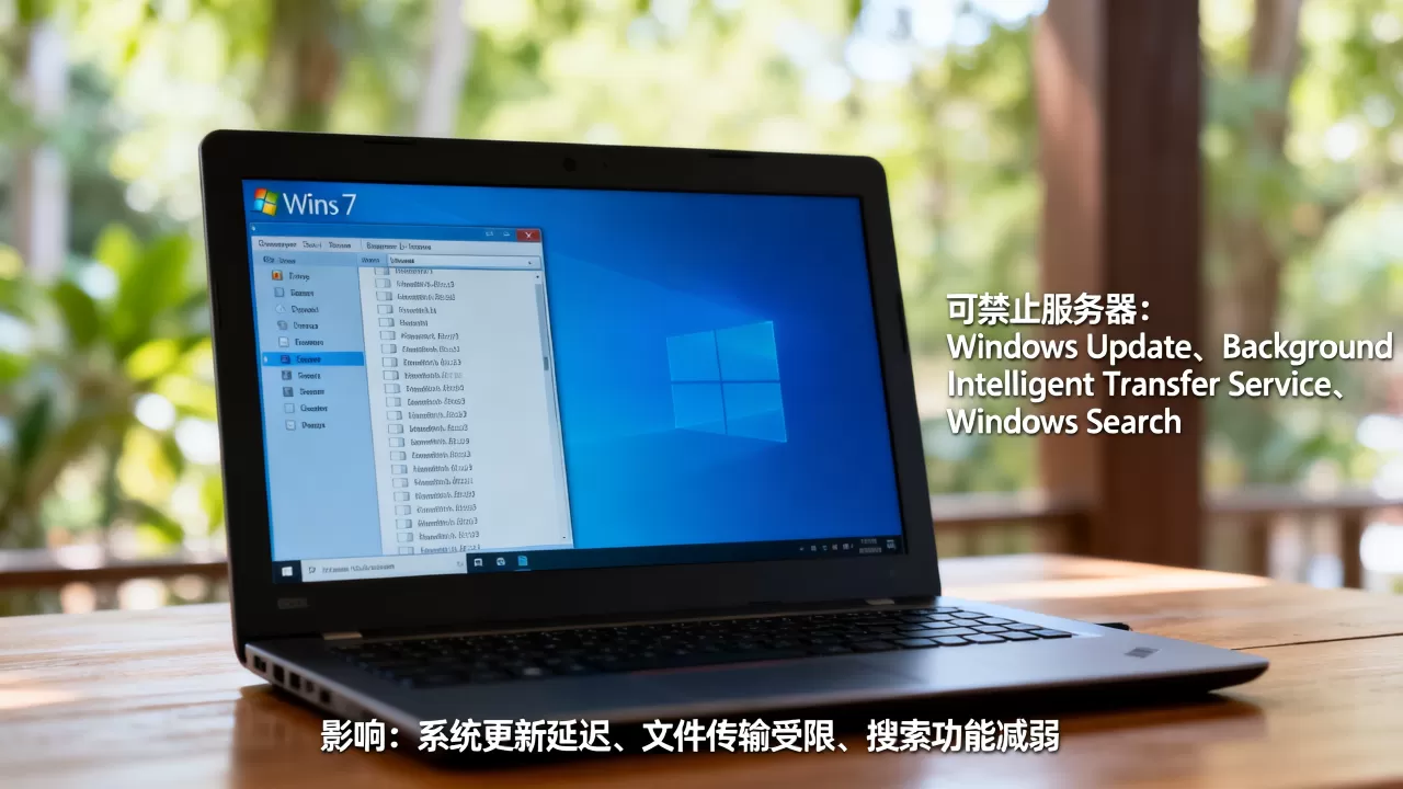 Win7系统可以禁止哪些服务器？，禁止这些服务器有什么影响？
