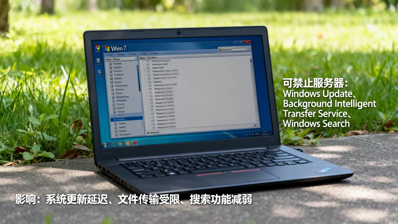 Win7系统可以禁止哪些服务器？，禁止这些服务器有什么影响？