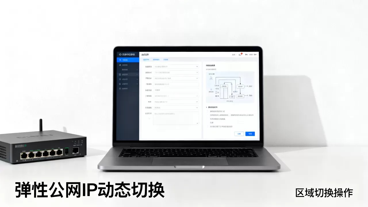 弹性公网IP动态切换能换区域吗，怎么操作？