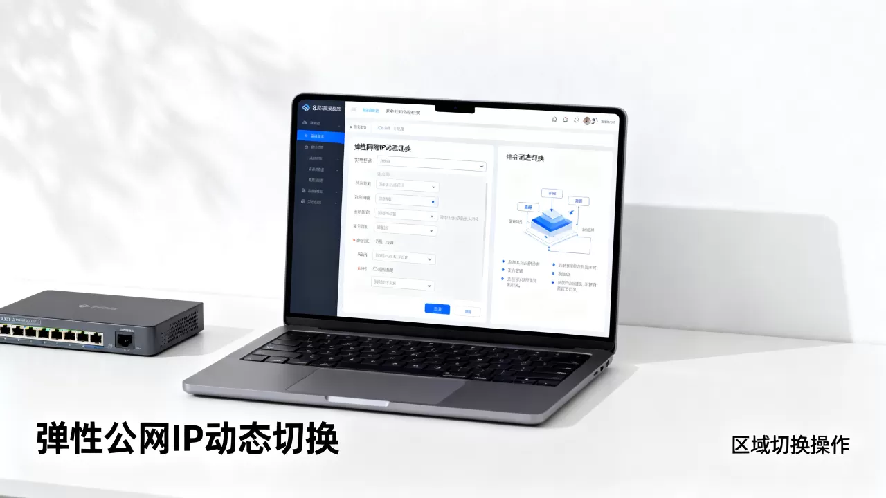 弹性公网IP动态切换能换区域吗，怎么操作？