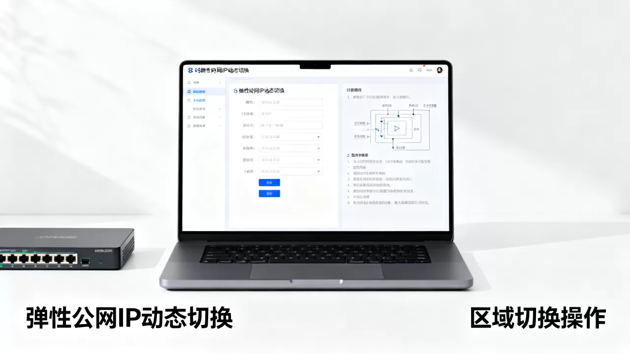 弹性公网IP动态切换能换区域吗，怎么操作？