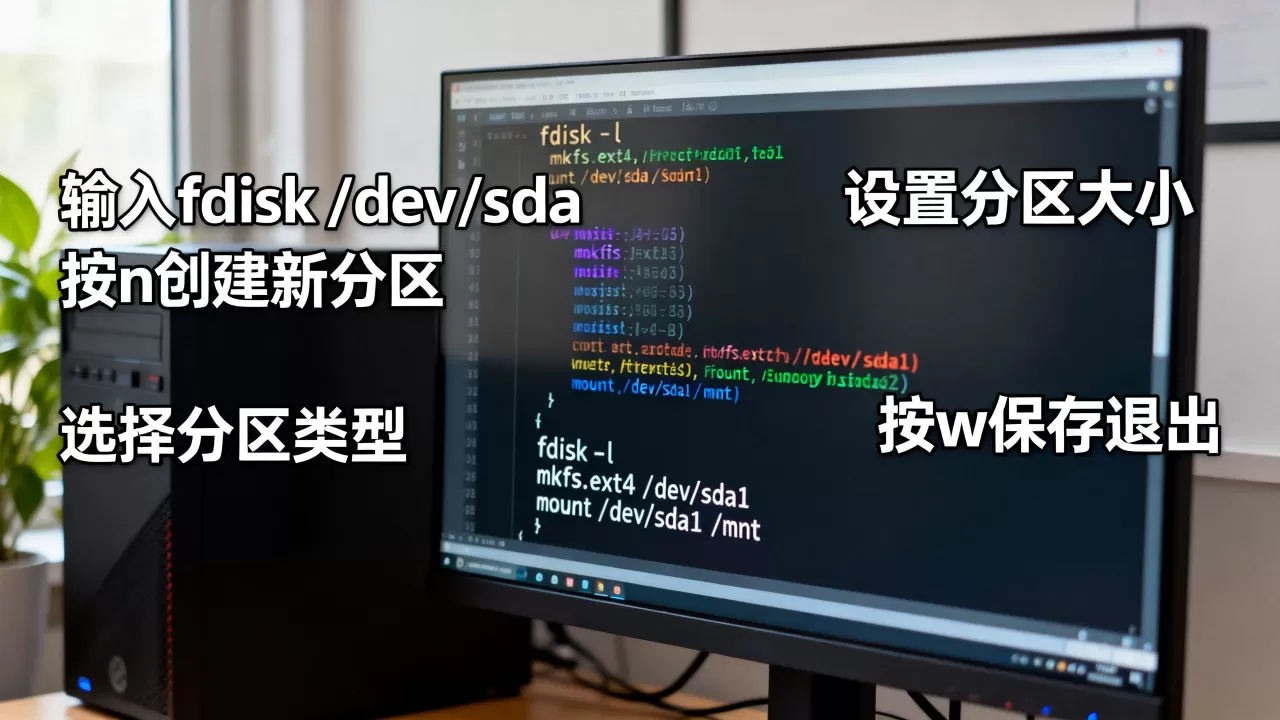 fdisk分区步骤怎么操作？，fdisk分区命令有哪些？