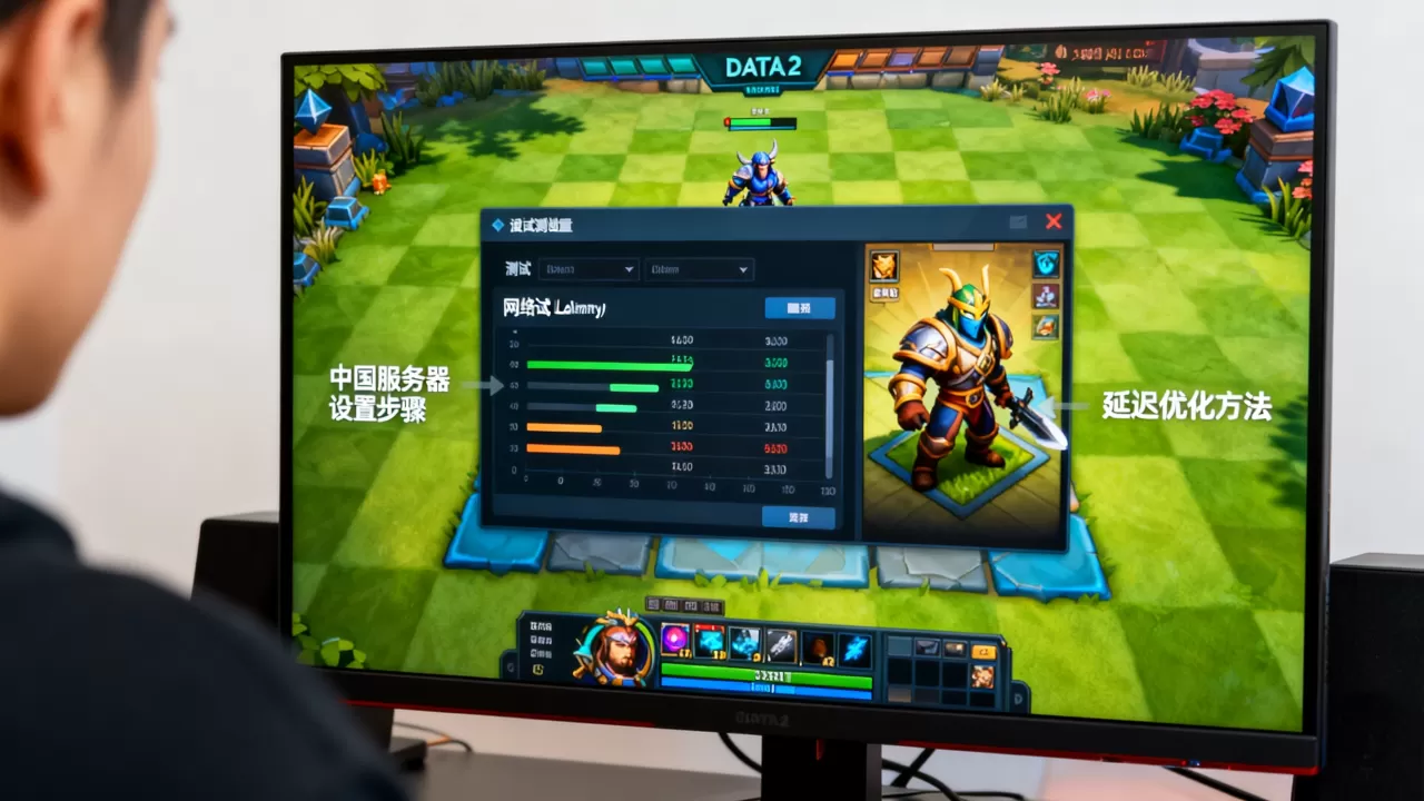 dota2自走棋怎么设置中国服务器，延迟高怎么解决