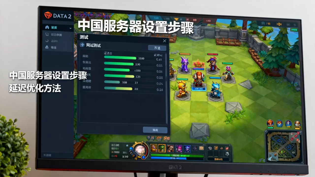 dota2自走棋怎么设置中国服务器，延迟高怎么解决