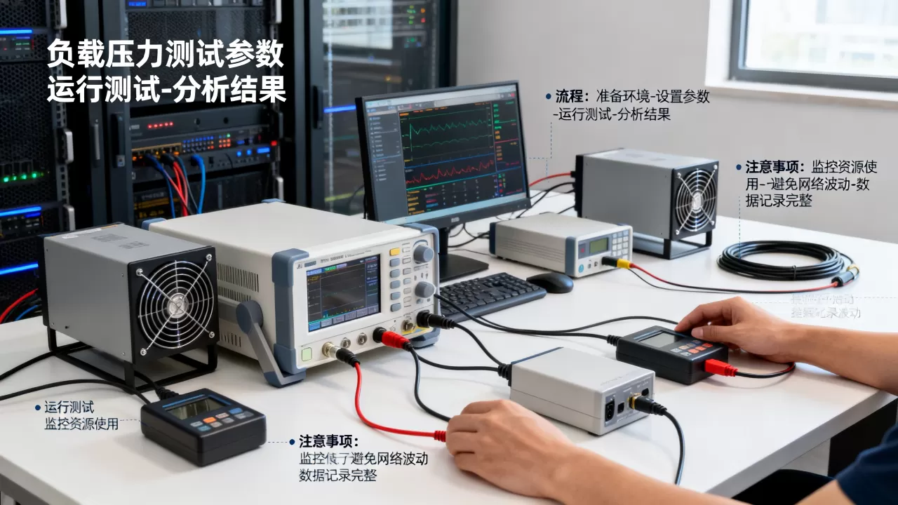 负载压力测试的流程是什么，注意事项有哪些？