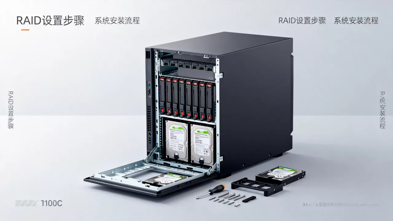 t100c服务器先做RAID还是先装系统，怎么设置？