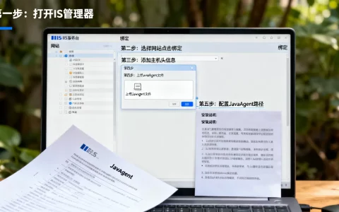 IIS怎么绑定主机头和安装JavaAgent？，有哪些步骤