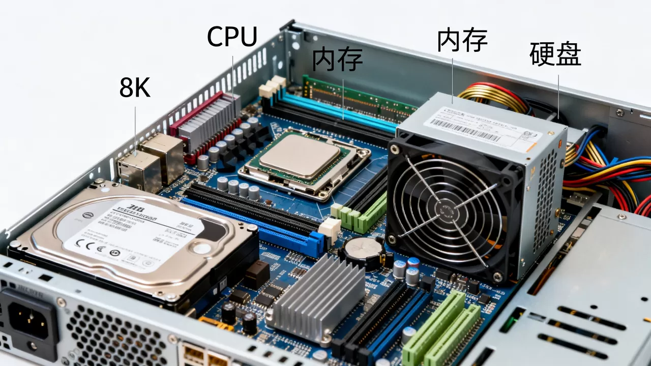 服务器里面还需要配置什么硬件?,怎么选? 服务器里面还需要配置什么硬件?,怎么选?