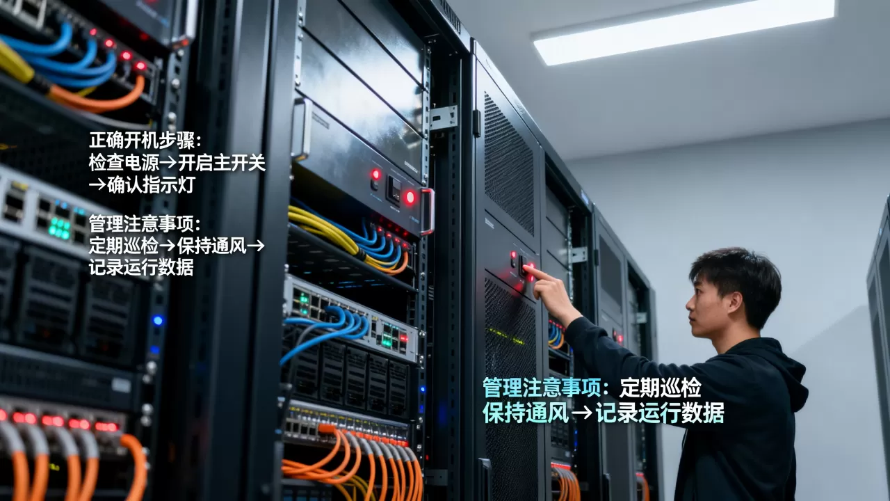 机房服务器怎么开才正确，机房管理注意事项有哪些？