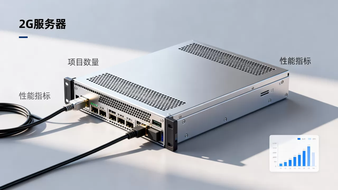 一个2G服务器能放多少项目，性能够用吗？