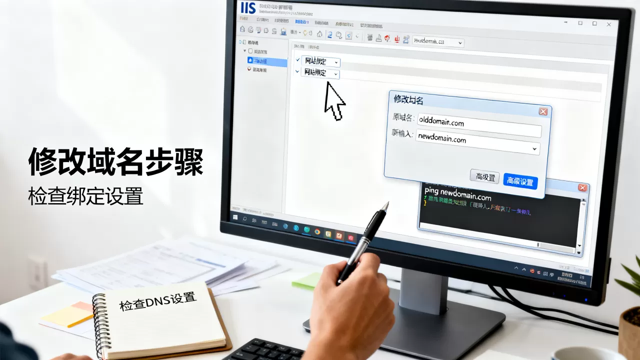 iis怎么修改已绑定的网站域名,iis绑定域名后无法访问怎么办 iis怎么修改已绑定的网站域名,iis绑定域名后无法访问怎么办