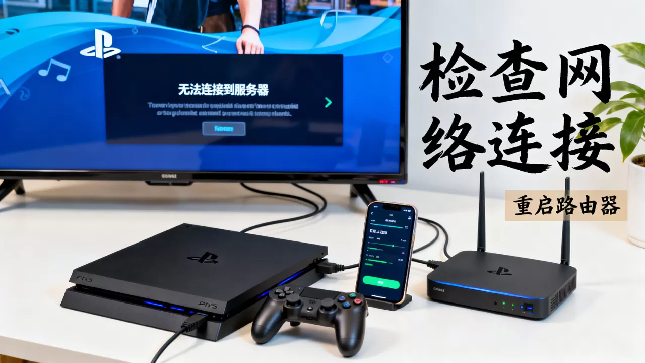 ps4一直连不上服务器怎么办，ps4连接服务器失败怎么解决