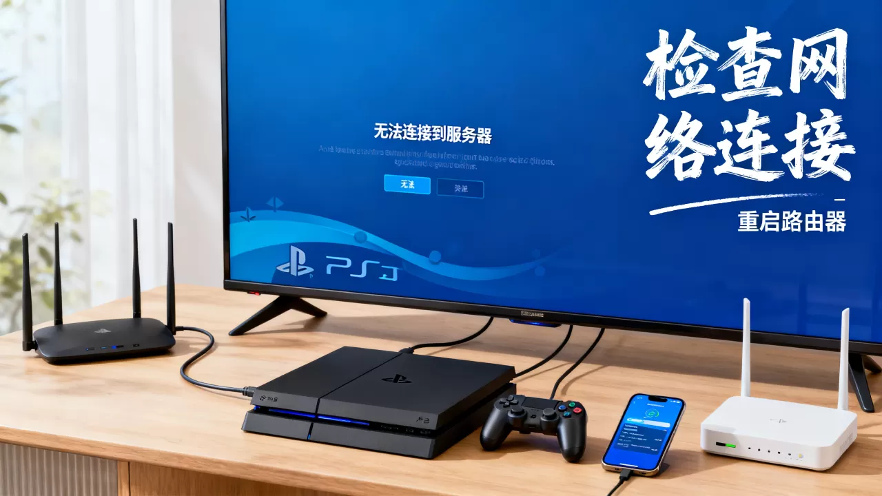 ps4一直连不上服务器怎么办，ps4连接服务器失败怎么解决