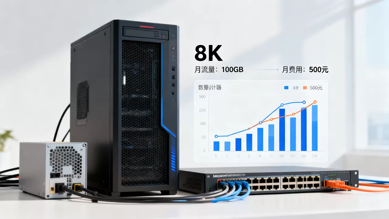 mc服务器一个月能出多少流量，多少钱一个月