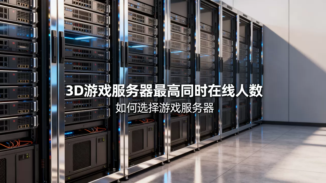 3d游戏服务器最高同时在线多少人？，如何选择
