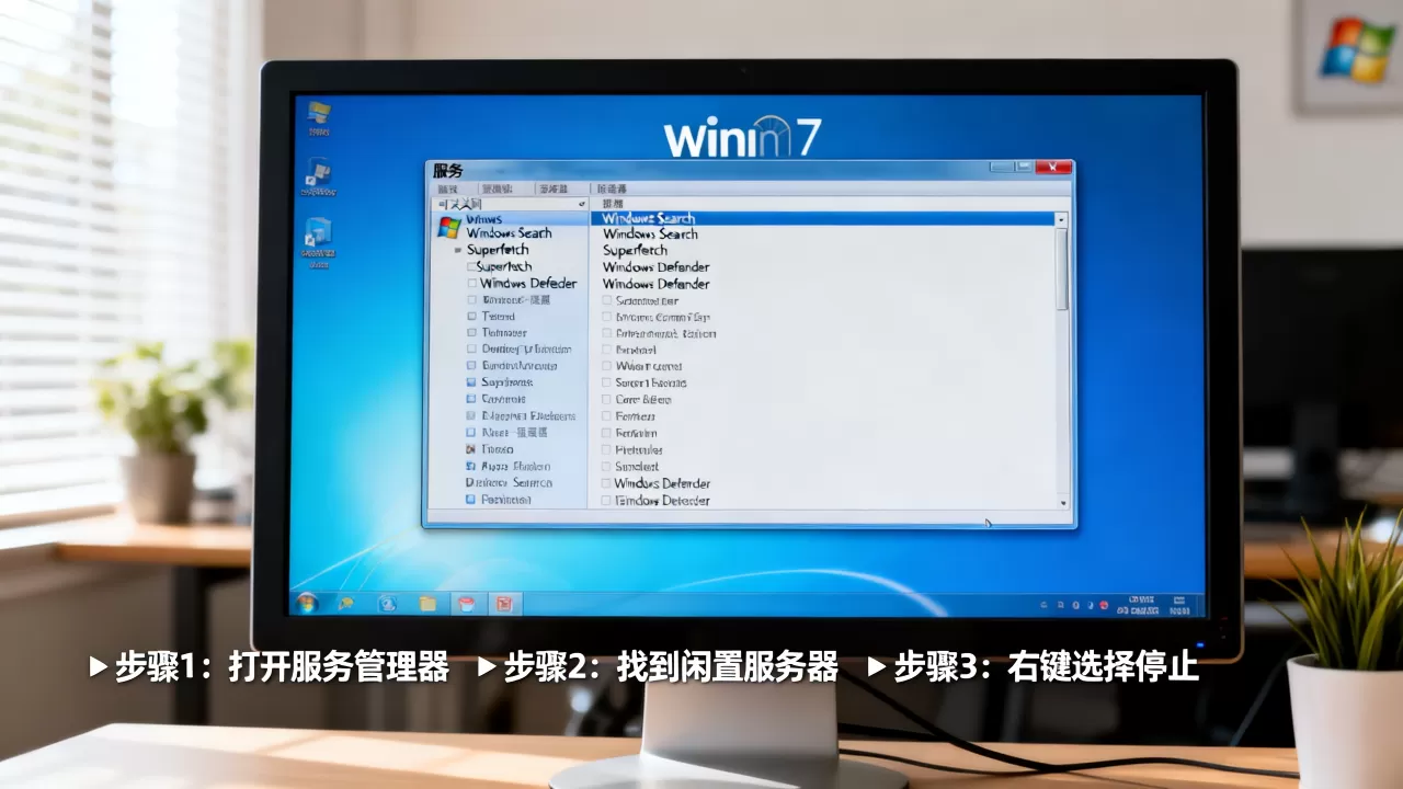 win7如何关闭闲置服务器，哪些闲置服务器可以关闭