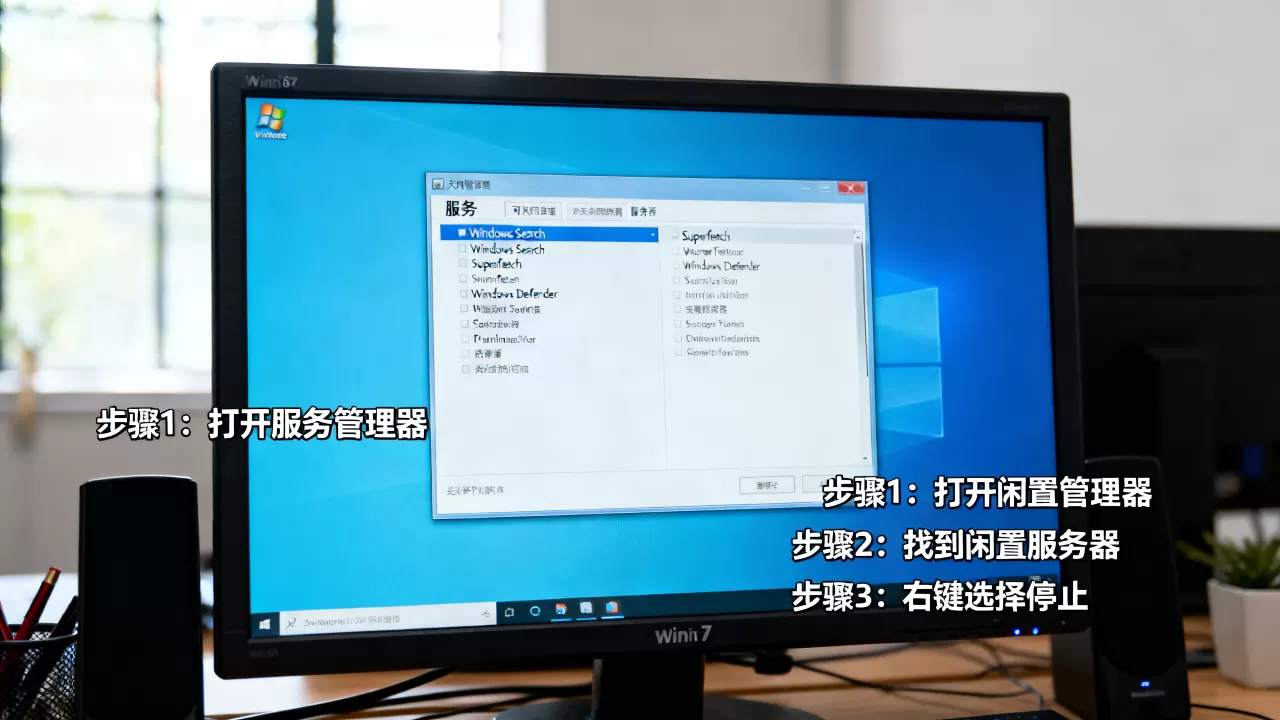 win7如何关闭闲置服务器，哪些闲置服务器可以关闭