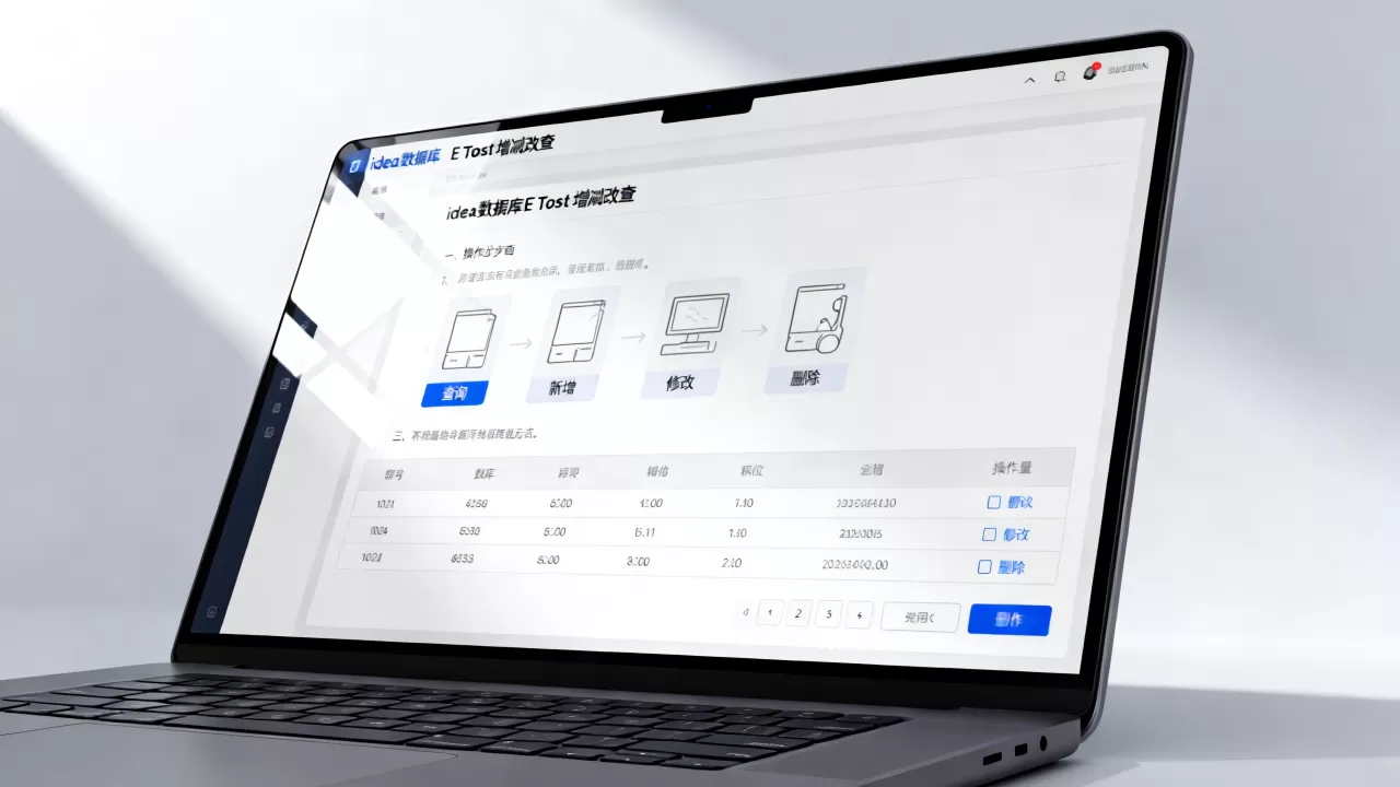 idea数据库E Toast增删改查如何，怎么做