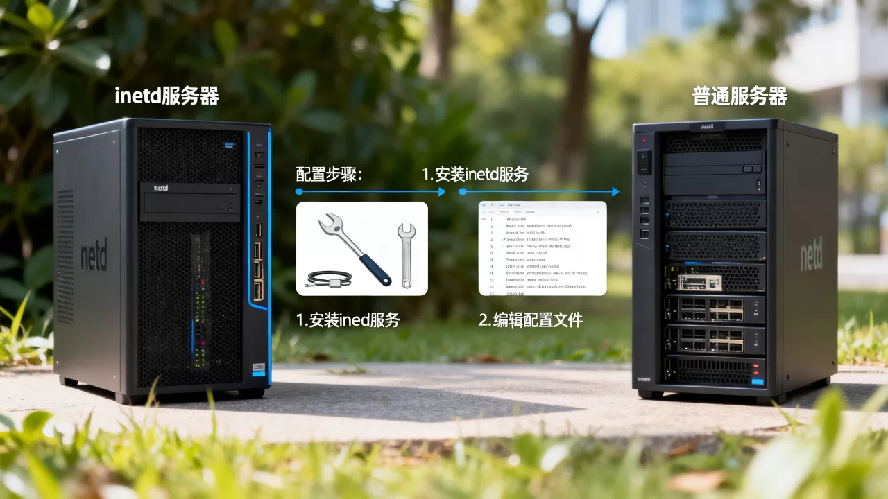 inetd服务器与普通服务器的主要区别是什么?,怎么配置? inetd服务器与普通服务器的主要区别是什么?,怎么配置?