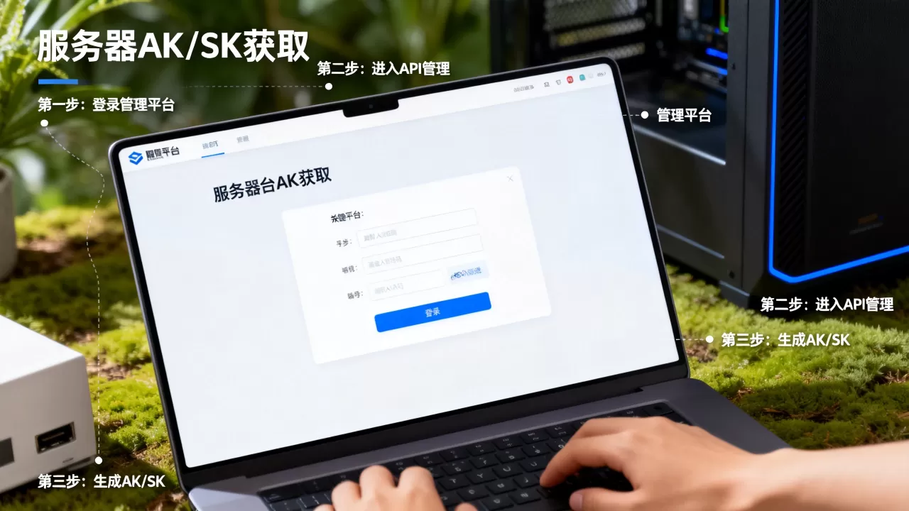 服务器AK认定如何获取AK/SK，有哪些步骤？