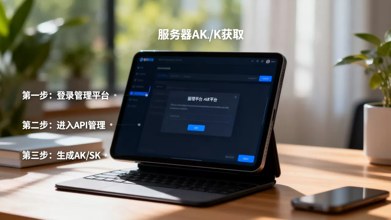 服务器AK认定如何获取AK/SK，有哪些步骤？