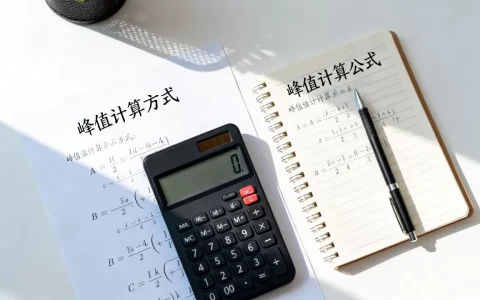 峰值计算方式是什么，峰值计算公式有哪些？