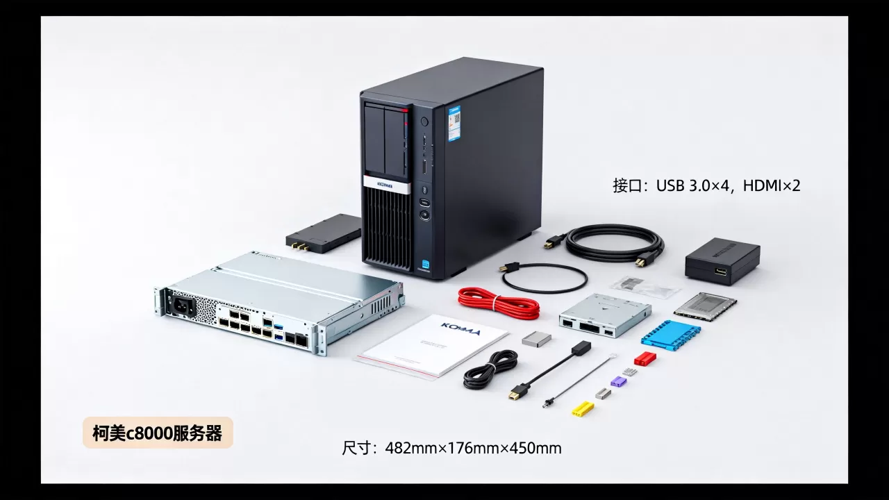 柯美c8000服务器都包含哪些，报价是多少
