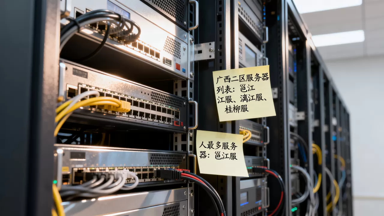 广西二区有哪些服务器?,哪个服务器人最多? 广西二区有哪些服务器?,哪个服务器人最多?