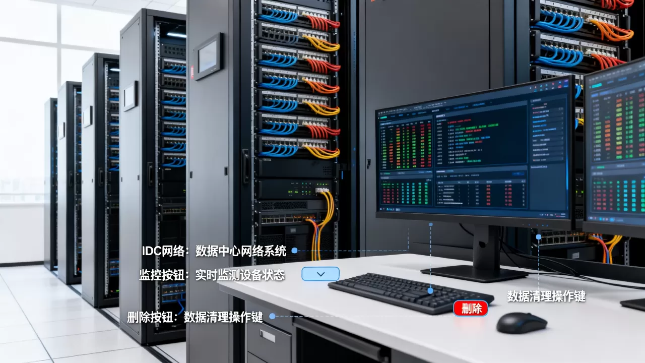 idc网络及监控和删除按钮各是什么意思?,怎么理解 idc网络及监控和删除按钮各是什么意思?,怎么理解