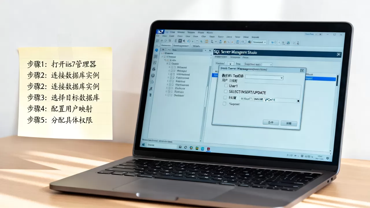 iis7如何设置数据库权限？，数据库权限设置步骤有哪些？