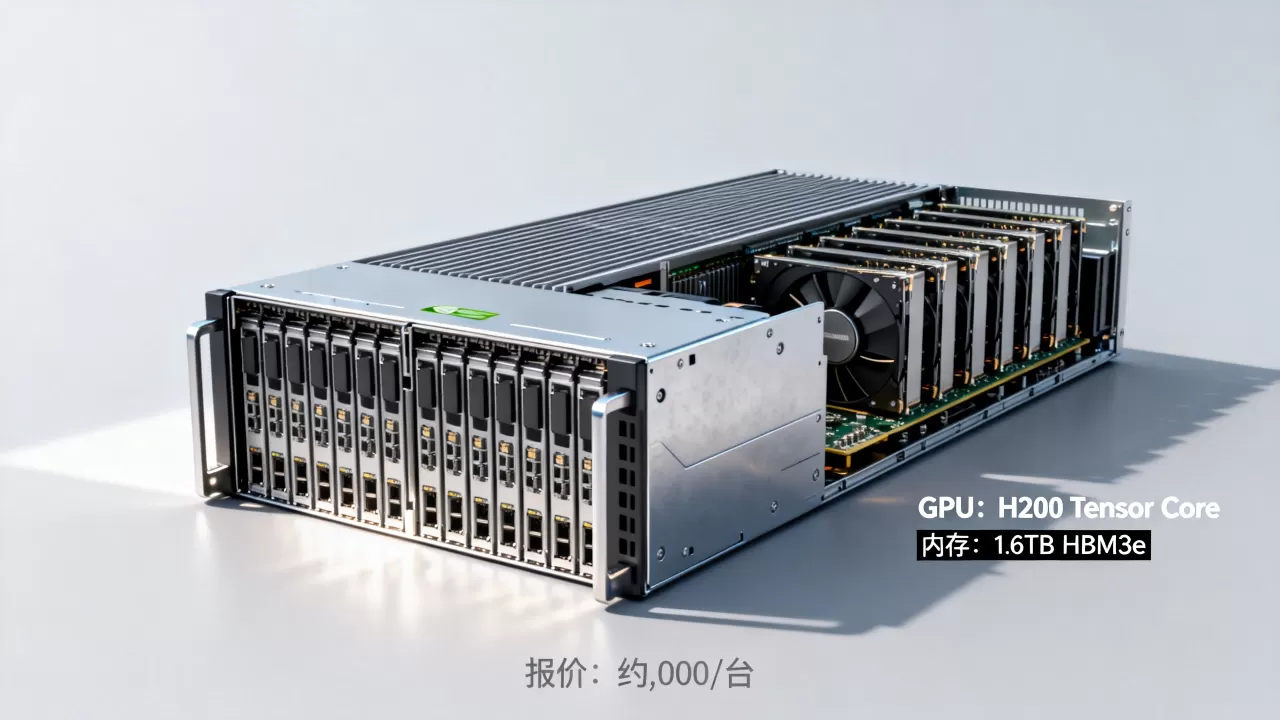 英伟达H200服务器最新报价多少钱一台，性能配置参数如何