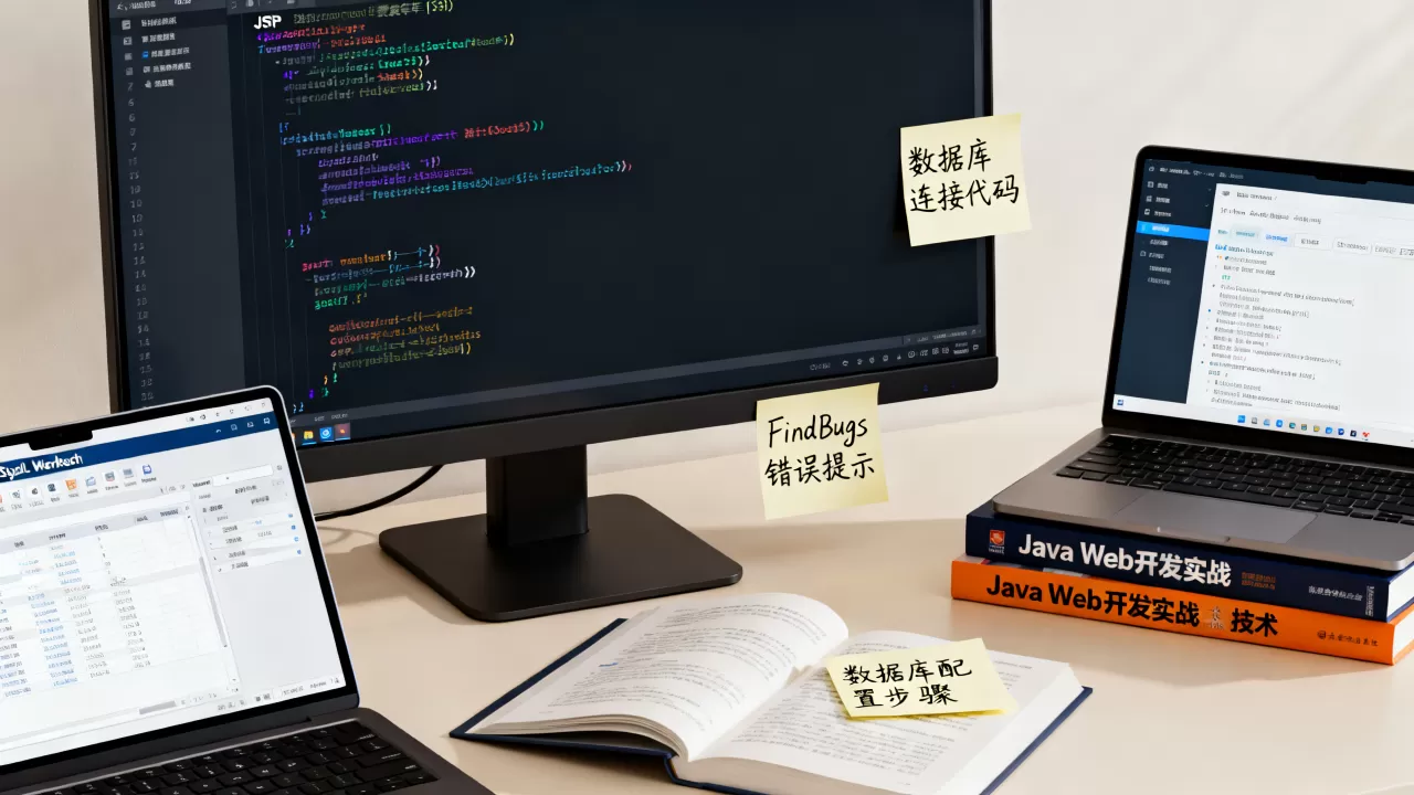 jsp文件怎么链接数据库，findbugs规则扫描报错怎么办