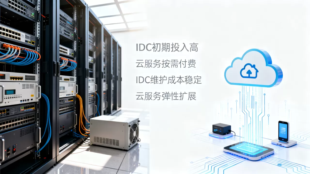 IDC成本与上云成本对比哪个更低？，哪个更划算