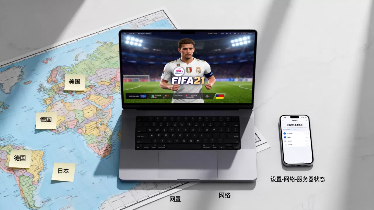 FIFA21在哪些国家有服务器，服务器地址怎么查