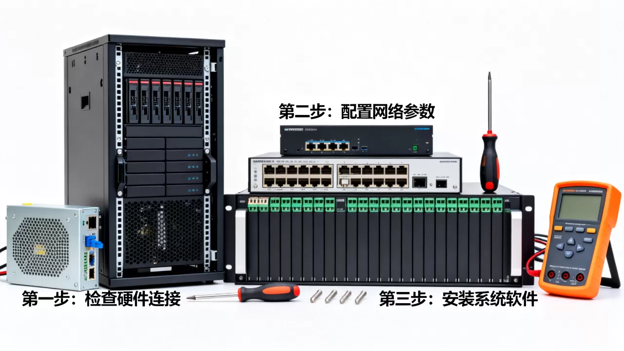 服务器初始化应该先做哪些准备，有哪些关键步骤？