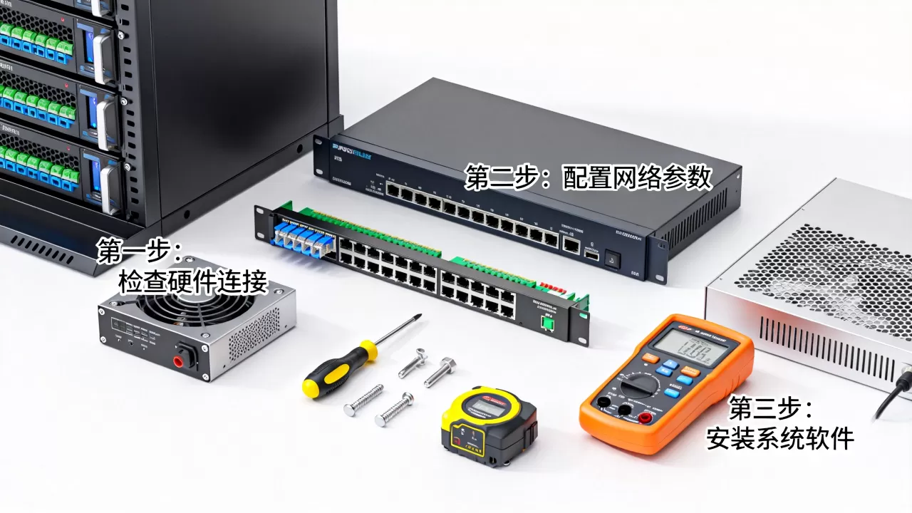 服务器初始化应该先做哪些准备，有哪些关键步骤？