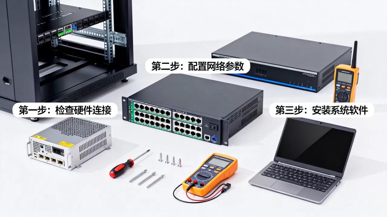 服务器初始化应该先做哪些准备，有哪些关键步骤？