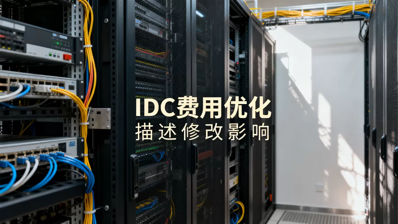 修改IDC描述会不会增加费用，怎么降低IDC费用？