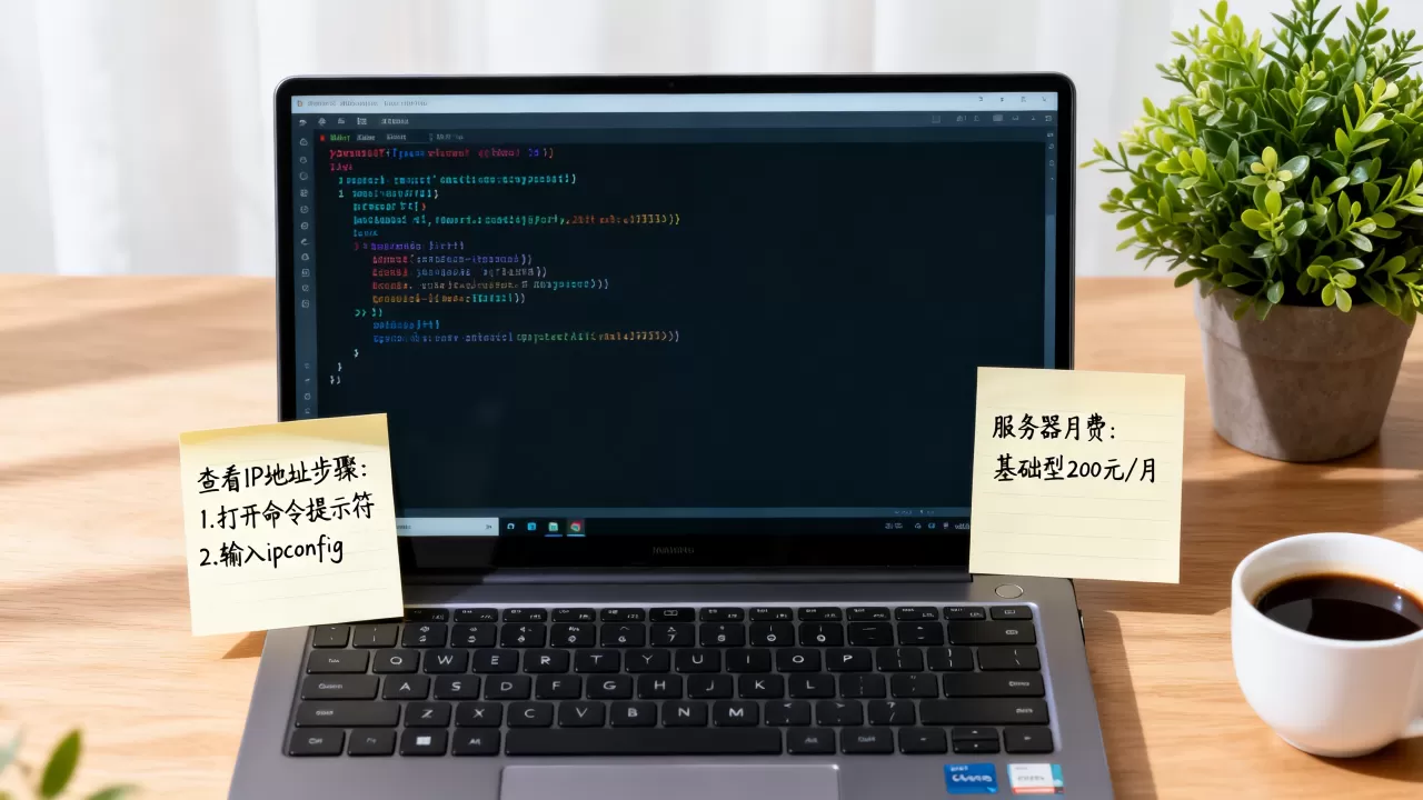 如何查看电脑服务器的IP地址？，多少钱一个月