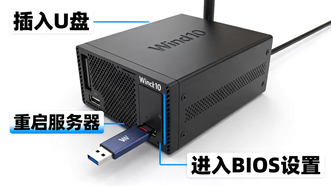 Win10服务器没有设置U盘启动怎么办，怎么解决？