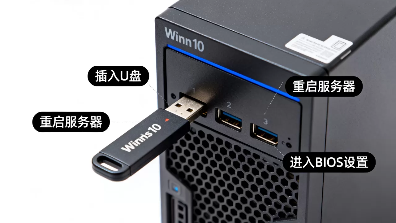Win10服务器没有设置U盘启动怎么办，怎么解决？