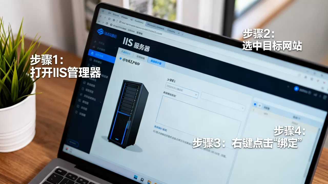 IIS服务如何修改已绑定的网站域名，具体步骤有哪些