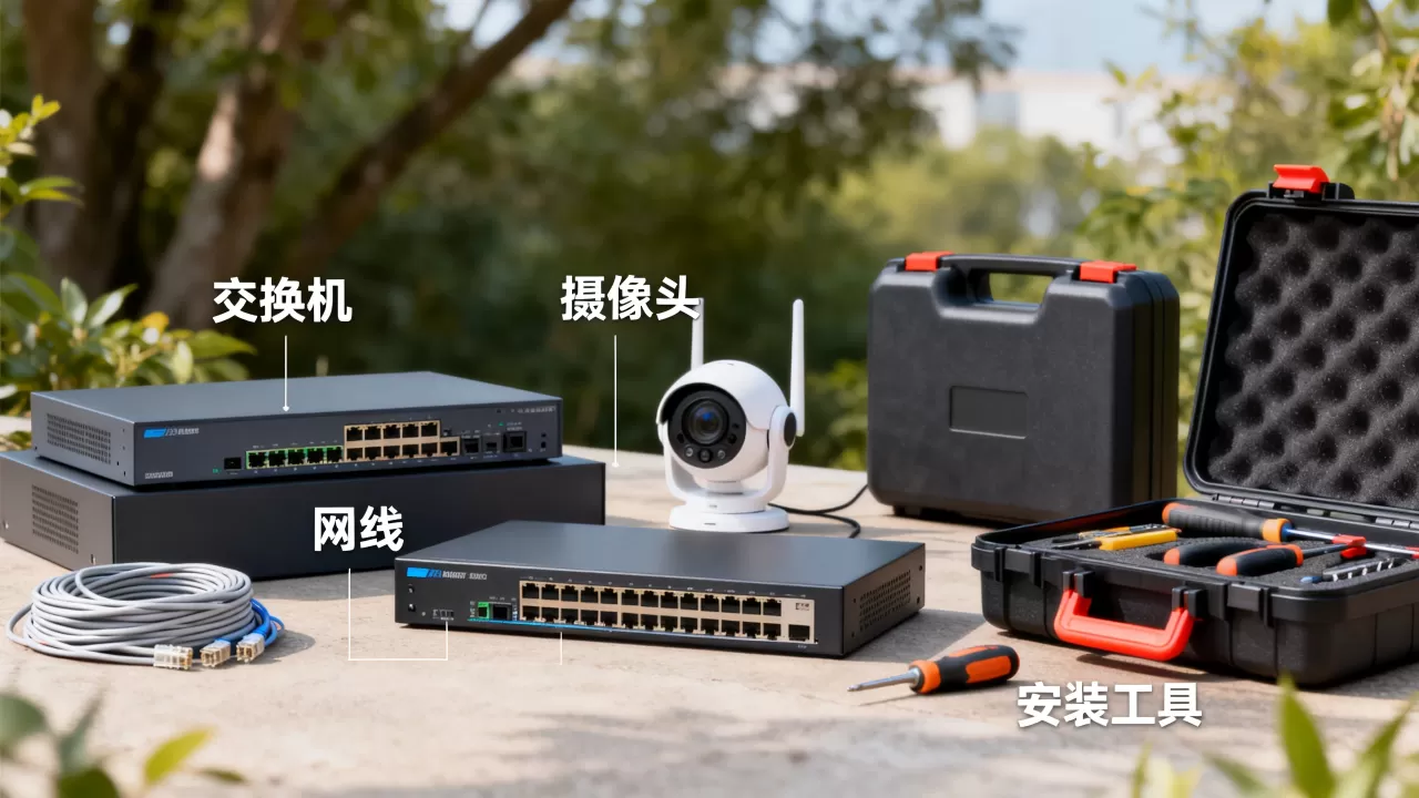 监控系统到底要不要装交换机，准备工作有哪些？
