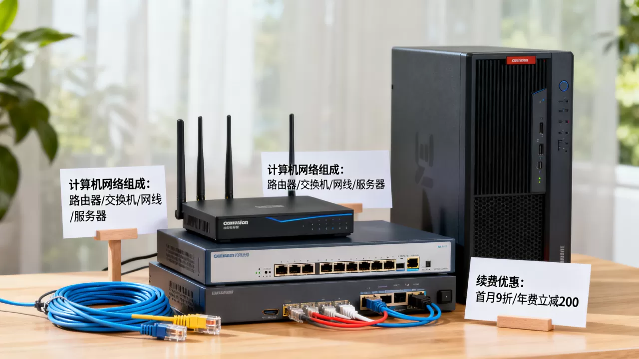 计算机网络都有哪些组成部分，续费有什么优惠吗