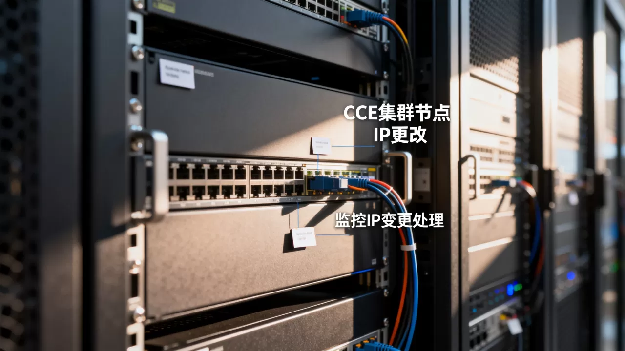CCE集群的节点可以更改IP吗？，监控更改IP怎么办？