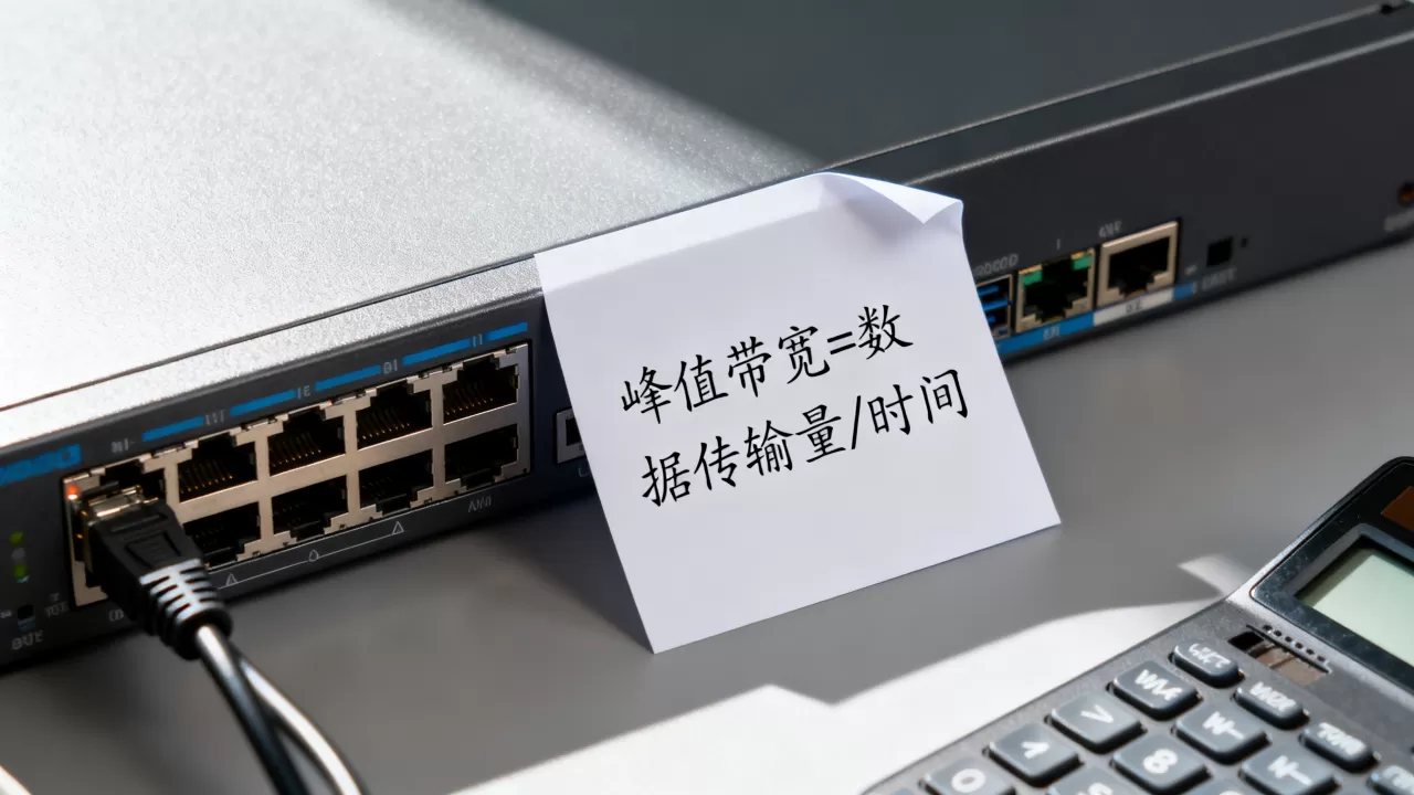 峰值带宽的计算方法是什么，计算公式是什么？